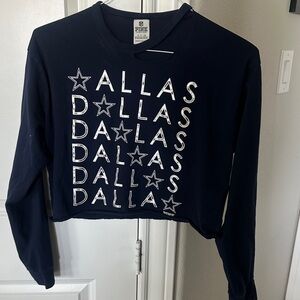 Dallas cowboys Graphic Cropped long sleeve shirt